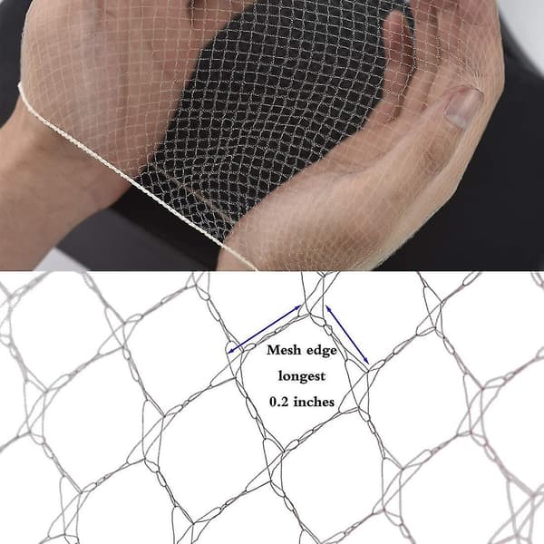Hårnett 100 stk - Elastisk usynlig elastisk nett for matservering, ballettknute, soving, kvinner og parykk (svart)
