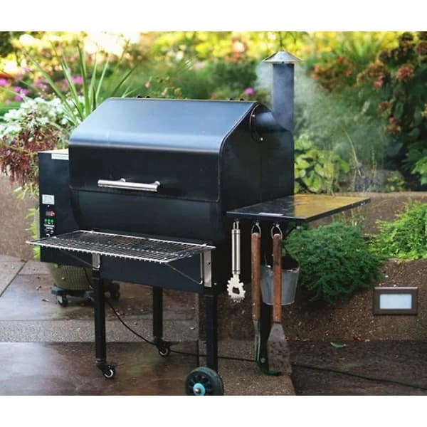 Grillskrape i rustfritt stål med flaskeåpner og 5 \" håndtak