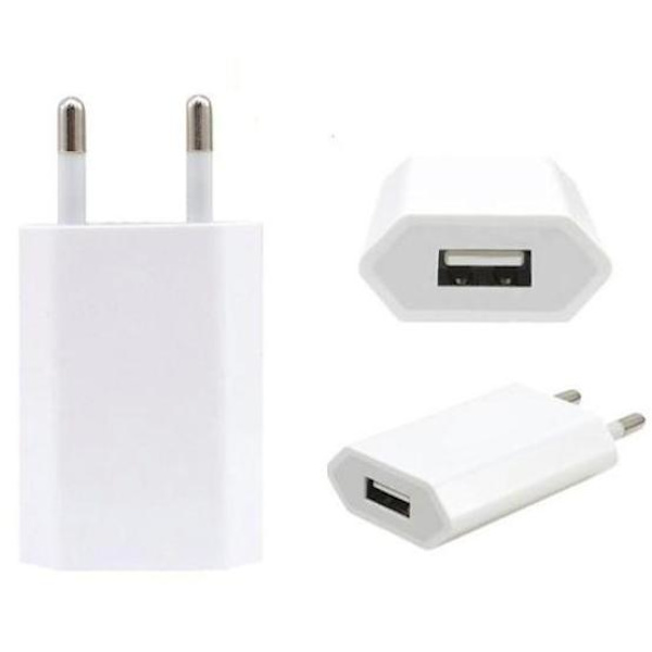 USB-strømadapter fra 230V til 5V USB Type A hunn 1A, 5W iPhone