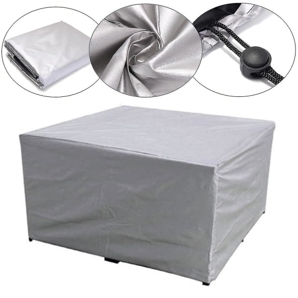 75 størrelser Vanntett Uteplass Hagemøbler Trekk Regn Snø Stolovertrekk_(happyshop)-yky 115x115x70cm 115x115x70cm