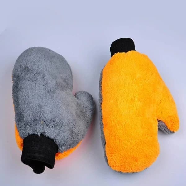 Jinyi Biltvätt Absorberande Vantar Handskar Fleece (2 st)