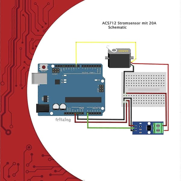 5 st ACS712 20A Strömsensor Räckviddsmodul Strömsensor Kompatibel med för Bascom