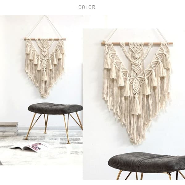 Seinävaate Seinäkoriste Boho Chic Boho Kudottu Kodin Sisustus