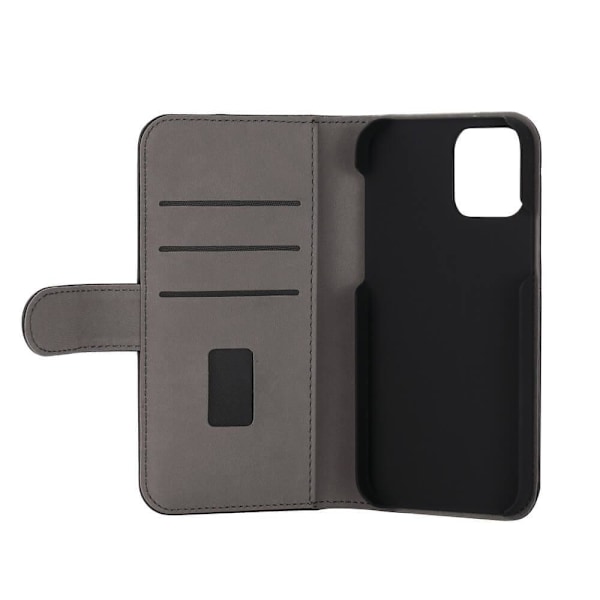 GEAR Mobilpung Etui Sort iPhone 12 & 12 Pro - Sort Black Svart