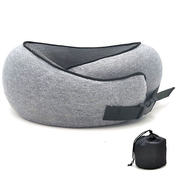 Travel Pillow Travel Pillow Pure Memory Foam Neck Pillow, Breathable Cover