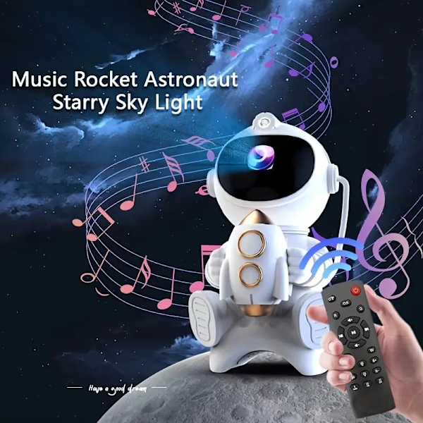 Astronaut Stjärnprojektor Galaxy Nattlampa med Fjärrkontroll Sovrum Vardagsrum Fest Födelsedagspresent - Bluetooth-modell Bluetooth model