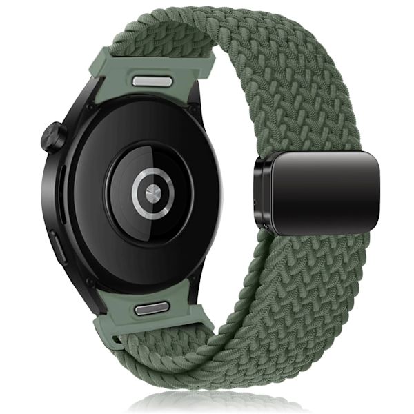 Flettet armbånd for Samsung Galaxy Watch 6 4 classic/5 Pro 45mm 47mm 43mm 44mm 40mm Ingen glipp magnetisk armbånd Galaxy watch 6 remmer Inverness Green Inverness Green watch 6 40mm 44mm