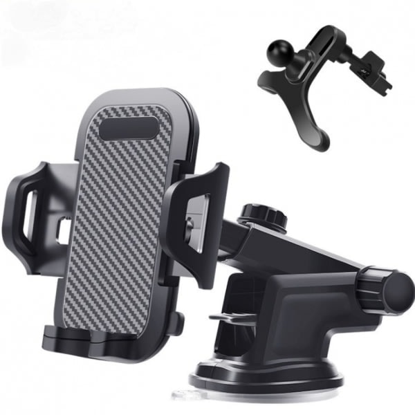Biltelefonholder, [Supersterk sugekopp] Telefonholder for dashbord, Universal Handsfree Dash Vindrutefeste Luftventil Bil Lastebil Stativ