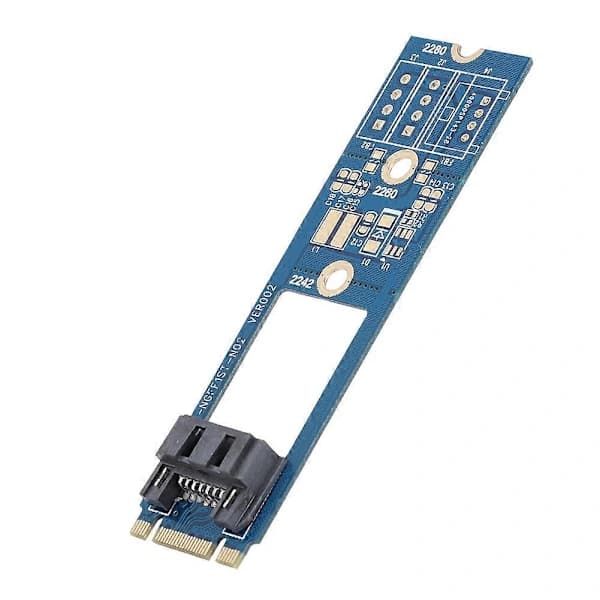 M.2 NGFF til 7-pin NGFF til SATA M.2 til SATA SATA-konverteradapter