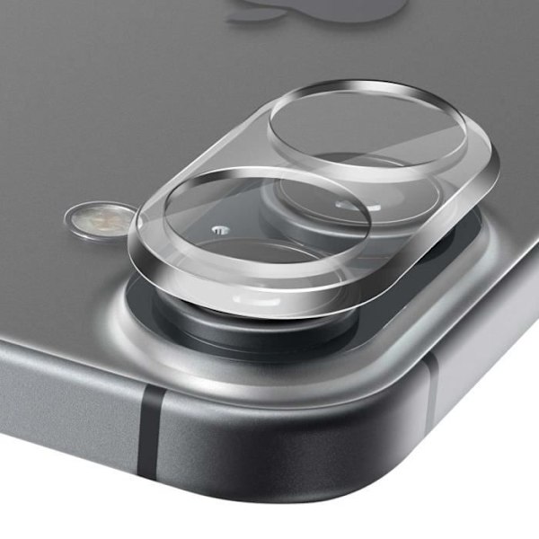 Hærdet kameraglas til iPhone 16 9H Hårdhed Fuld beskyttelse Transparent
