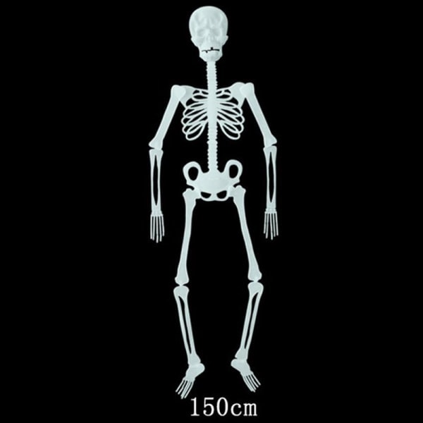 32/90/150 cm Liikuteltava Ihmisen Luuranko Halloween Koriste Juhlat A 150cm_ca