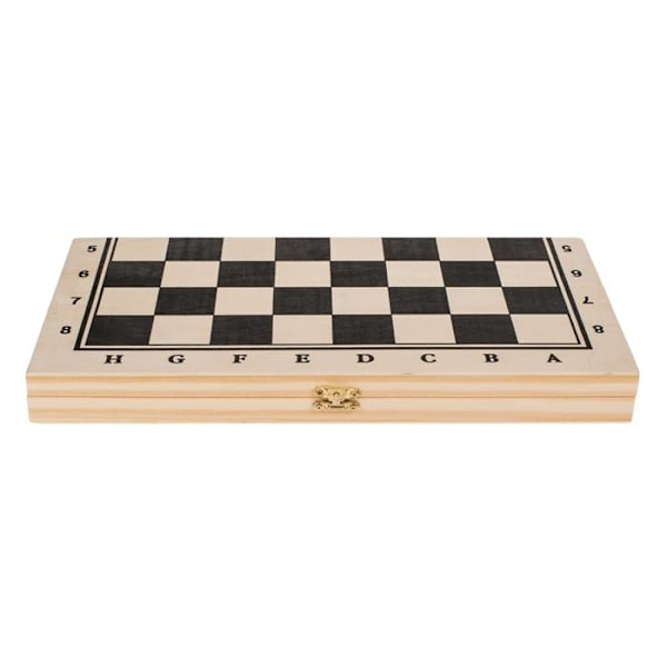 Skaksæt i træ / Skak - Brætspil / Selskabsspil - 34 cm Træ