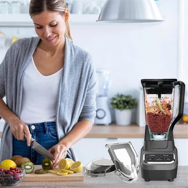 2 stk. Erstatningslåg til Blender til Ninja, Tudbeskyttelse Blender Topdele til Ninja Låsende Låg 72oz Pi