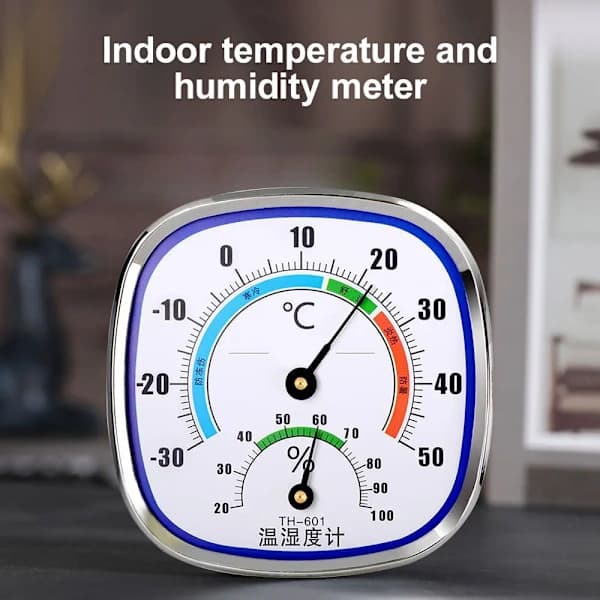 Digital Temperatur- och Hygrometer Väggmonterad Elektronisk Termometer Hygrometer Kontorsmaterial Verktyg