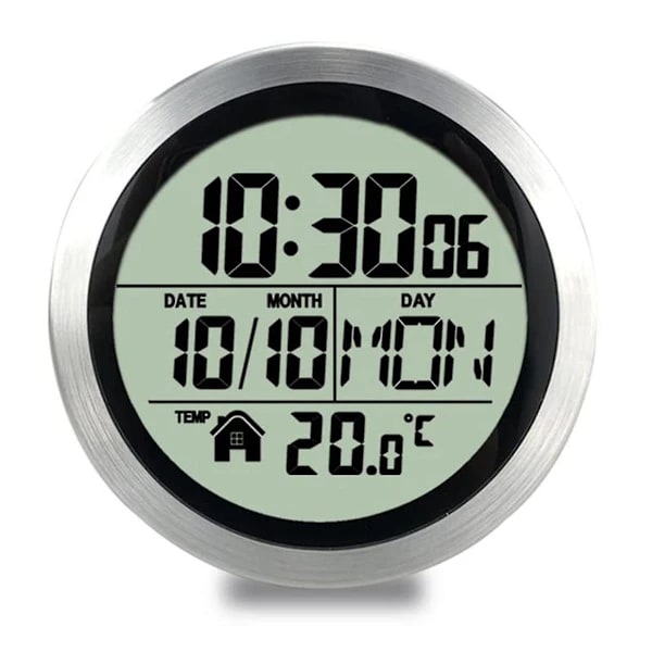 Digital Waterproof Shower Clock, Bathroom Clock, Digital Kitchen Wall Clock, No Drilling Suction Cup Clock