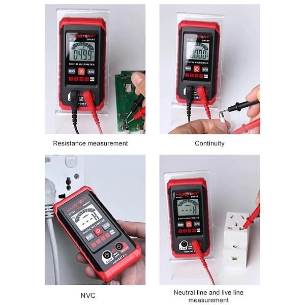 Smart Digital Multimeter, Automatisk Digital Multimeter, 4000 Räknare, Auto Digital Multimeter, Digital Multimeter