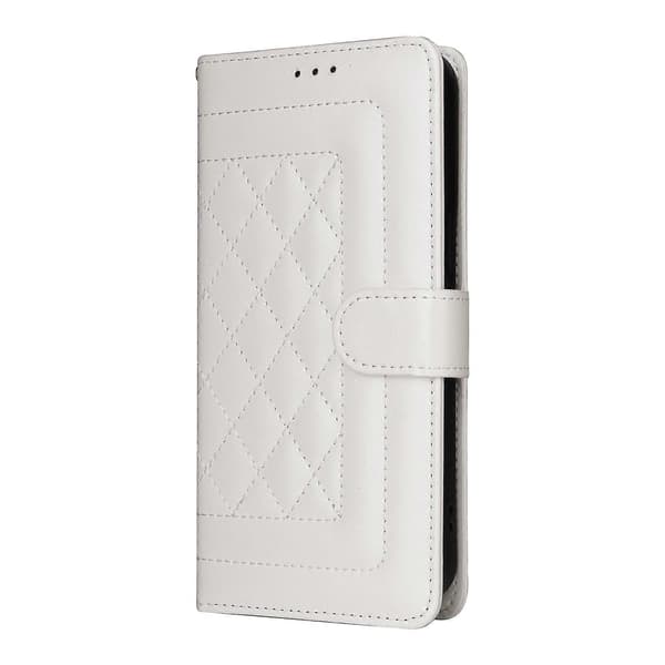 Flipfodral i läder för Realme 10 4G Vit White