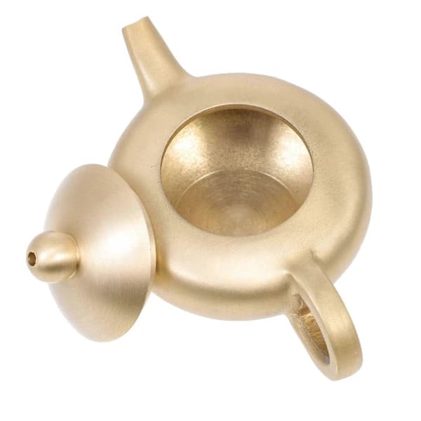 Retro Koppar Tekanna Ornament 3D Hemscen Dekoration