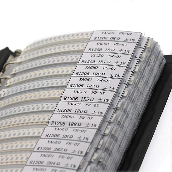CASA 8500PCS Kapacitans Prøvebog, 170 Værdi Alle Serier SMD Ohm Kondensator, 1% SMD Modstand Prøvebog