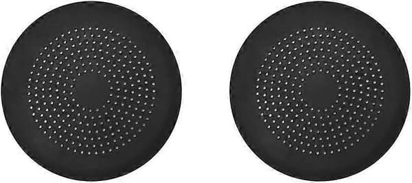 Silicone Drain Protector, 2 pcs Drain Protector, Sink Filter, Drain Strainers with Suction Cup, Hair Catcher for Shower Drain Black