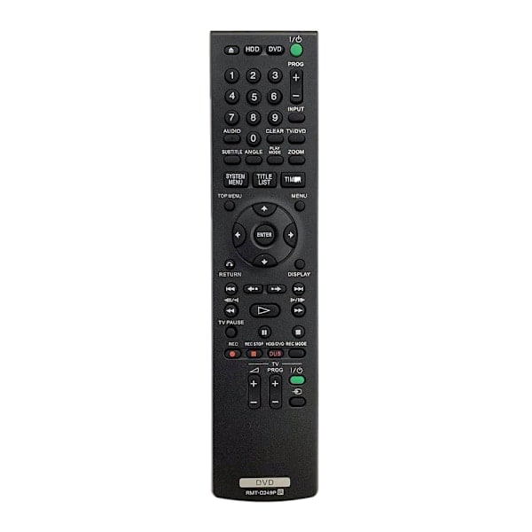 RMT-D249P Kaukosäädin Sony DVD RDR-DC205 RDR-ATAT200 RDR-HX680 RDR-HX785 RDR-HX980 RMT-D224P RMT-D240A -laitteille