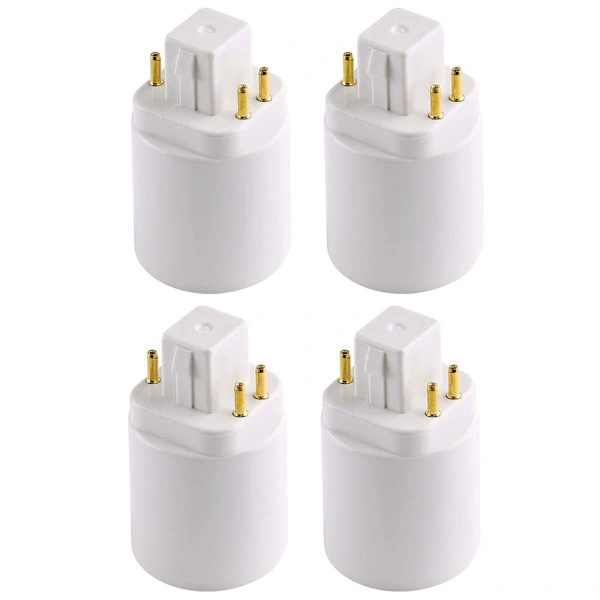 4-pak Gx24q til E26/E27 Sokkeladapter Lampebase Holder