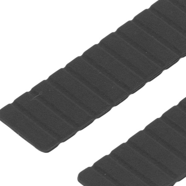 Silikon Erstatningsarmbånd Justerbart Magnetisk Silikonarmbåndsur for Vandring for Garmin Forerunner 955 Svart