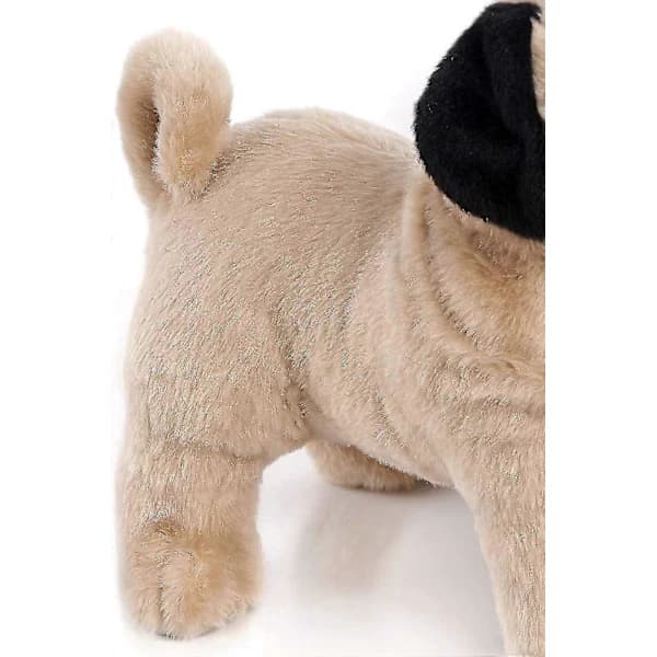 [CA] 12,5 tommer Brun Mops Plysdyr