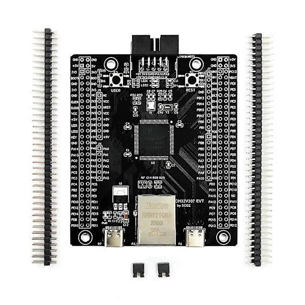 CASA CH32V307 Utvärderingskort RISC-V MCU Inbyggd Wch-Link CH32V307VCT6 CH32V307V-EVT-R1 WCH