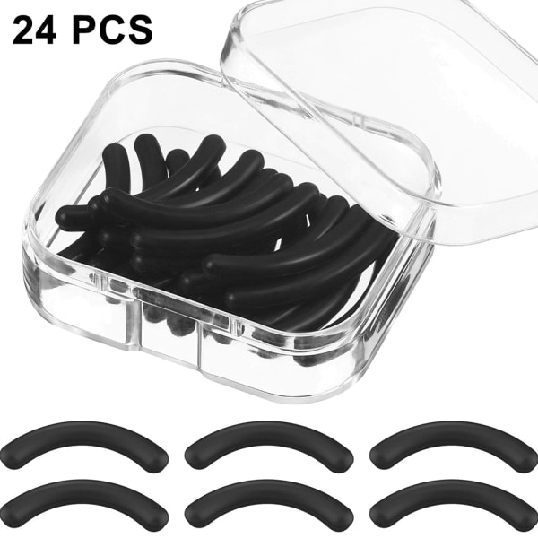 CASA 24 dele Curler Refills Øjenvippebukker Refill Pads Silikone