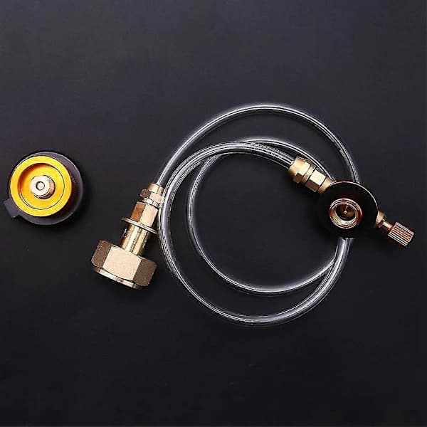 Gasskomfyr Propan Påfyllingsadapter LPG Flat Sylinder Tankkobling Beholderadapter For Campingkomfyr