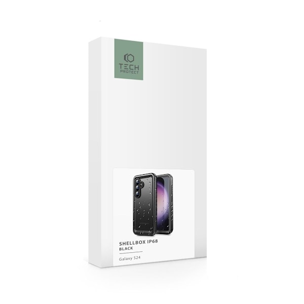 Tech-Protect Galaxy S24 Kotelo 360 IP68 ShellBox Musta