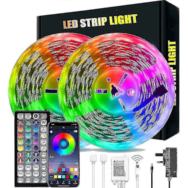 20 m Bluetooth RGB LED-lyskæder
