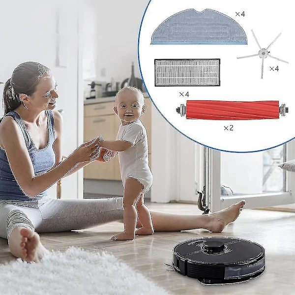 Tilbehør til Roborock S7, S7+, S7 Plus, S7 Max, T7s, T7s Plus Robot[HhhhS]