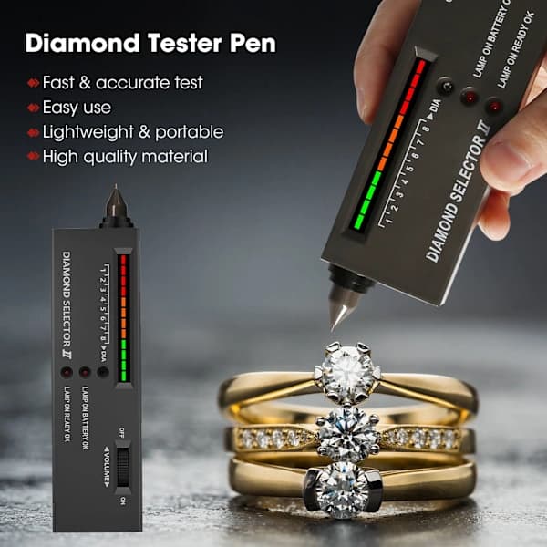Diamanttestpenna Hög Precision Diamantväljare Detektor