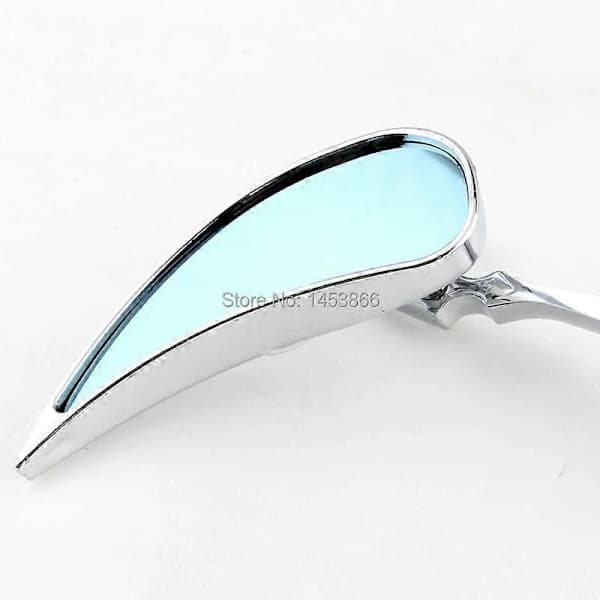 {ca} KROM DRÅPFORMADE BACKSPEGLAR PASSAR HONDA REBEL 250 SHADOW 600 750 VTX VT