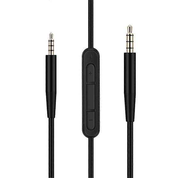 Hodetelefon lydkabel med mikrofon 3,5 mm til 2,5 mm lydkabel for