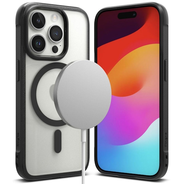 Ringke iPhone 15 Pro Cover MagSafe Fusion Bold Mat Sort