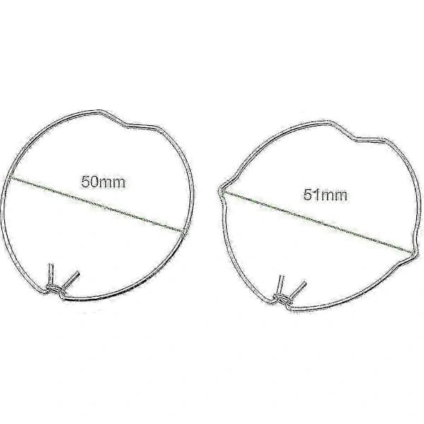 Gu10 MR16 Fastgørelsesringe til 50 mm diameter downlights - 30-pak