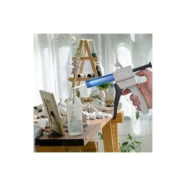 Ulisem Pistoldispenser Epoksy 50 ml, AB Pistollim Epoksy Håndtak Applikator for Blanding av Lim, Forhold 1:1 og 2:1 (Pistol).ca