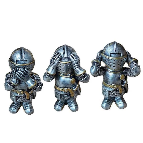 Harts Krigar Skulptur 15cm 2-pak Havepynt