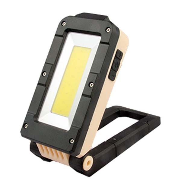 Oppladbar arbeidslampe, portabel LED-campinglykt, 180° justerbar byggeplasslampe—ca