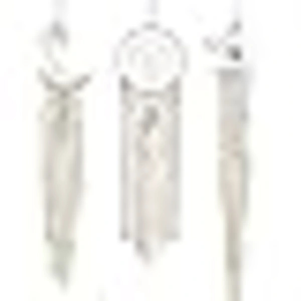 3-delad drömfångare Macrame väggdekoration Boho väggdekor Sol Måne