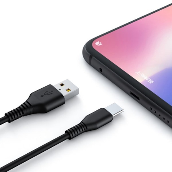 2 i 1 Type C Micro USB-kabel Mobiltelefon Hurtiglader Kabel M C2