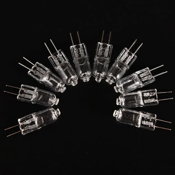 20X G4 JC Type Halogenpære Lampe 12V 10W