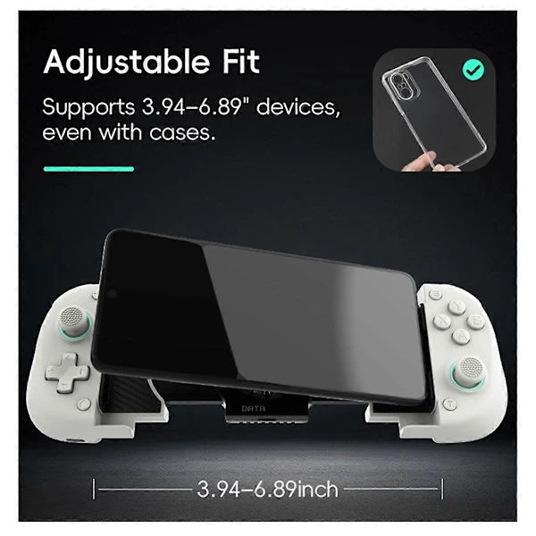 X3 Trådløs spilcontroller til Android Joystick Mobiltelefon til PUBG Mobilspil Forbedret spilpræcision