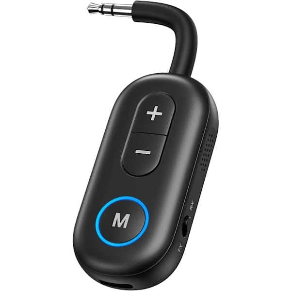 2025 Seneste Model Bluetooth Sender Modtager, Bluetooth 5.3 Adapter til Fly, 2-i-1 Trådløs Bluetooth 3.5mm Aux Lydsender R