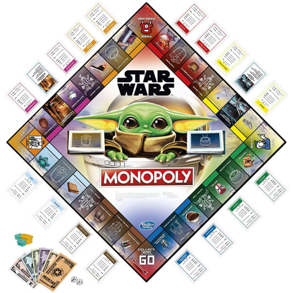 Monopol, Star Wars - The Child Edition (ENG) flerfarget multicolor