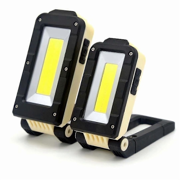 Oppladbar arbeidslampe, portabel LED-campinglykt, 180° justerbar byggeplasslampe—ca