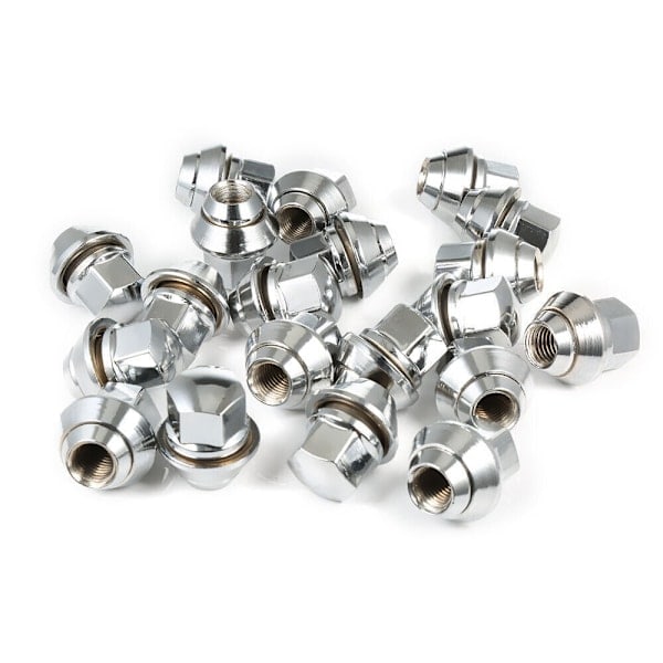 24X Hjulmutter Konmutter Mondeo M12x1.5 SW 19 for Ford Aluminiumfelger Fiesta
